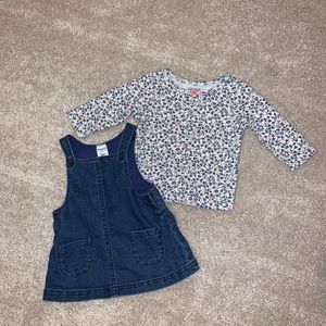 Carter’s Denim Dress Outfit